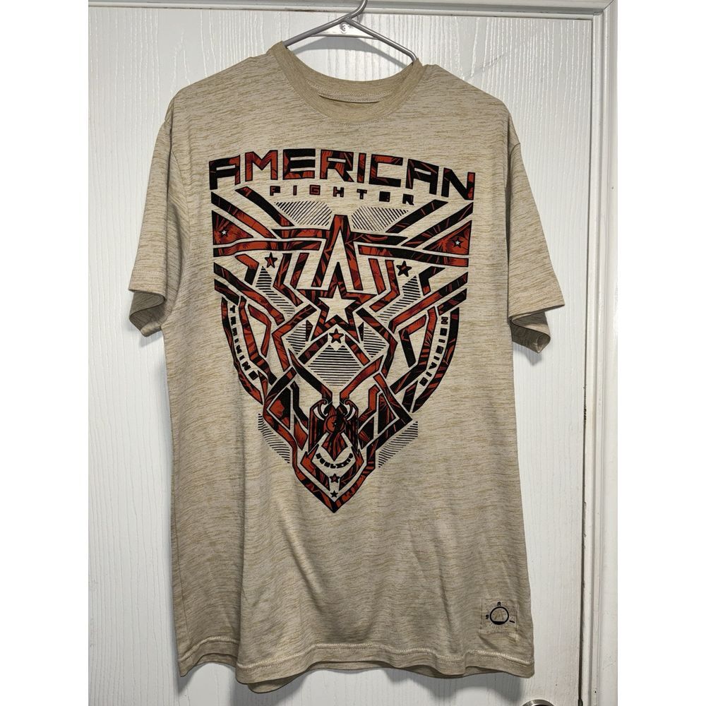 American Fighter ‎ Graphic Tee Size Mens XLarge Brown